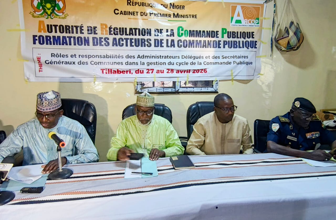 Cérémonie d'ouverture de la  session de formation des Acteurs de la Commande Publique Tillabéri 2026